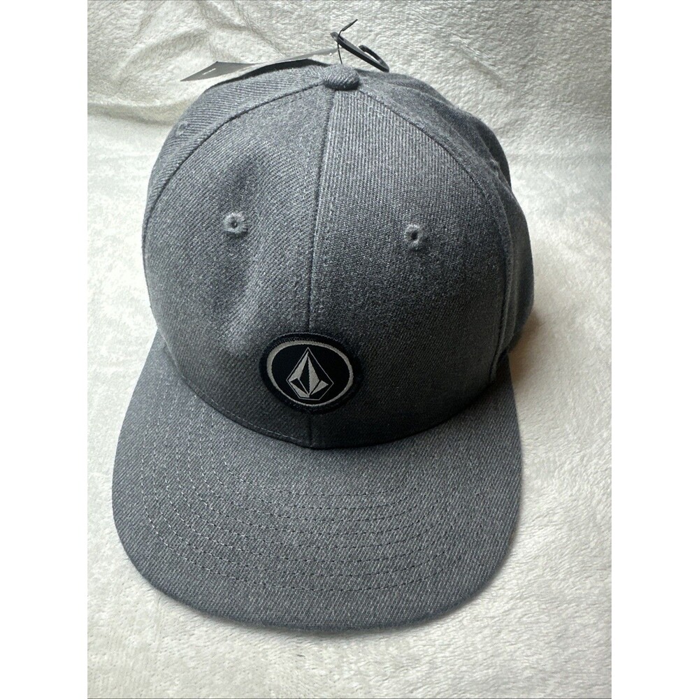 Volcom Gray With Logo Baseball Cap One Size Adjustable Trucker Hat